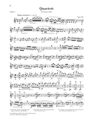 Dvořák: String Quartet No. 13 in G Major, Op. 106