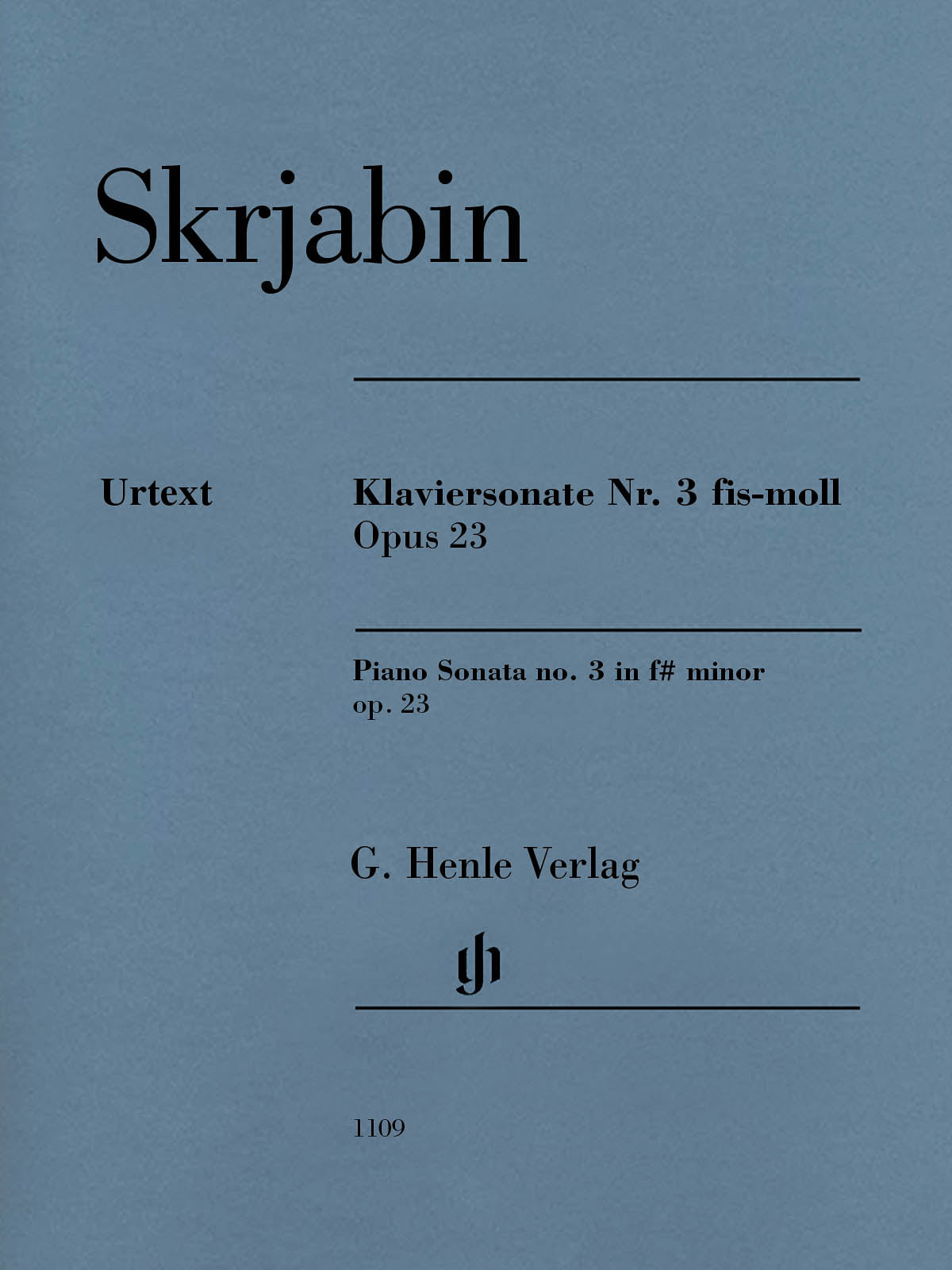 Scriabin: Piano Sonata No. 3 in F-sharp Minor, Op. 23