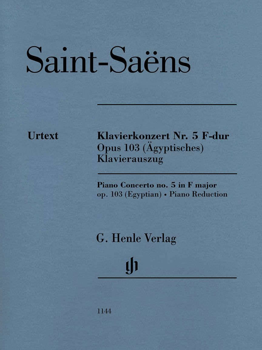Saint-Saëns: Piano Concerto No. 5 in F Major, Op. 103 ("Egyptian")