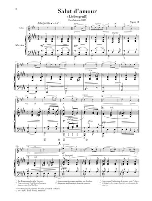 Elgar: Salut d'amour, Op. 12 (Version for Violin & Piano)