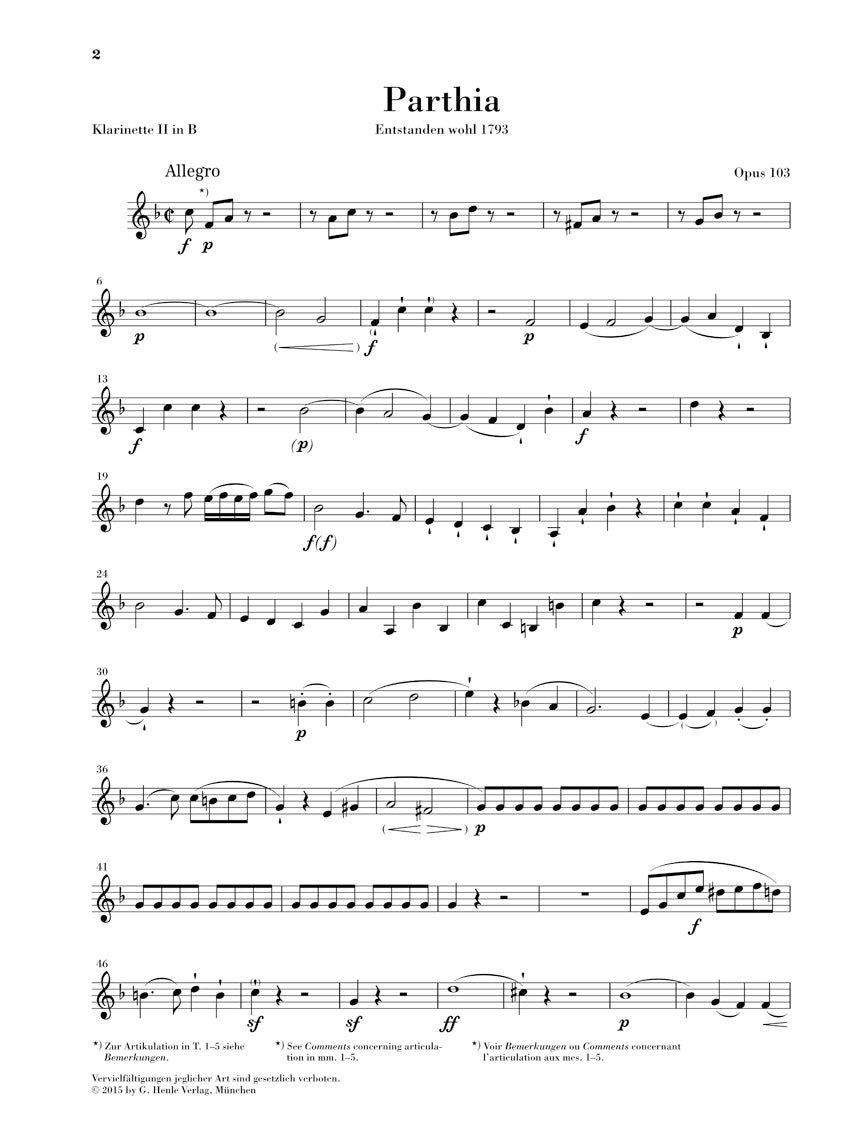 Beethoven: Parthia, Op. 103 and Rondo, WoO 25