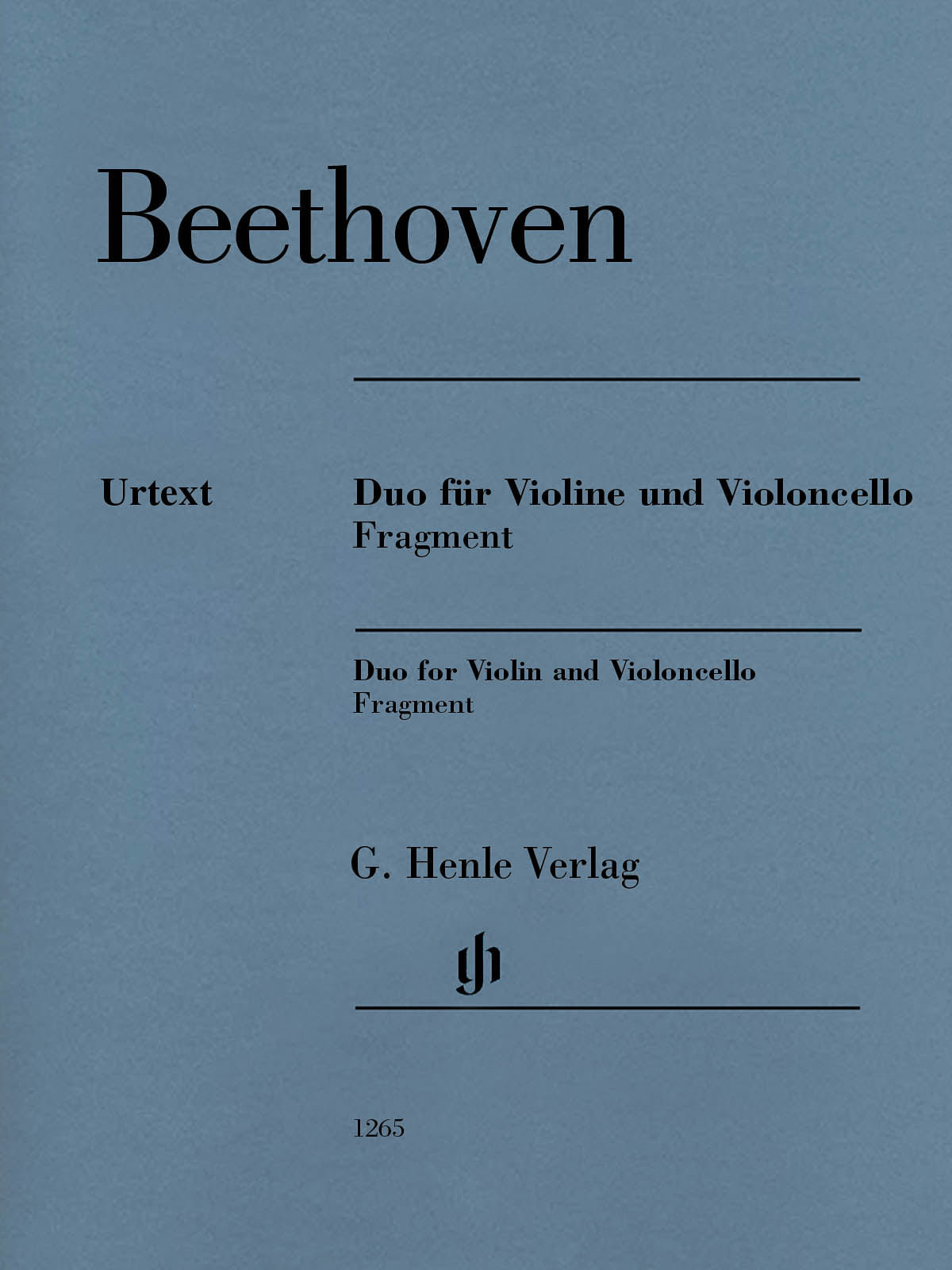 Beethoven: Duo for Violin and Cello