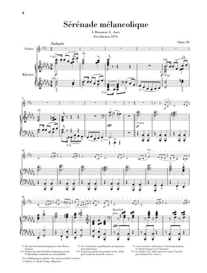 Tchaikovsky: Sérénade mélancolique, Op. 26