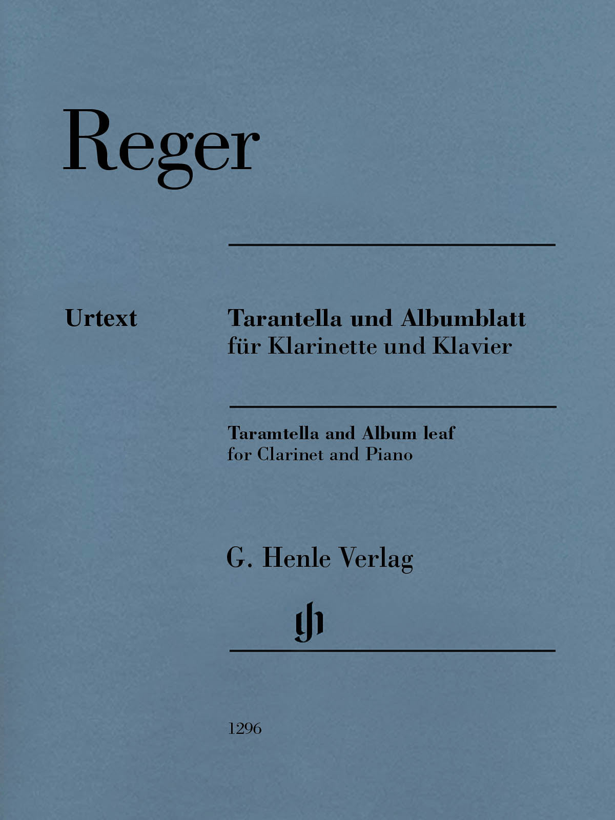 Reger: Tarantella and Album Leaf
