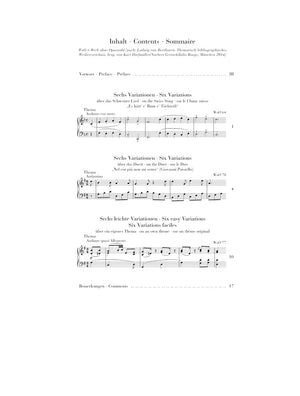 Beethoven: 3 Variation Works - WoO 64, 70 and 77