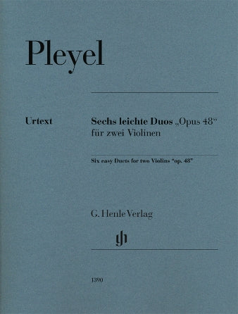 Pleyel: 6 Easy Duets, Op. 48