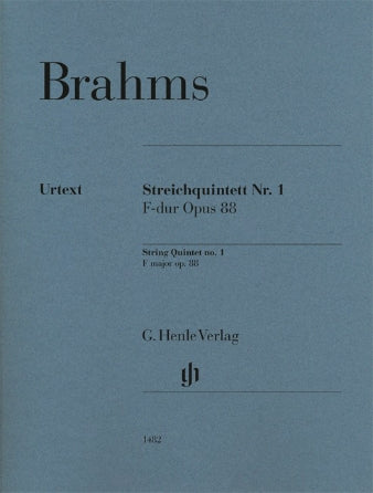 Brahms: String Quintet No. 1 in F Major, Op. 88