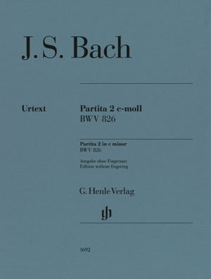 Bach: Partita No. 2 in C Minor, BWV 826