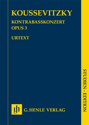 Koussevitzky: Double Bass Concerto, Op. 3