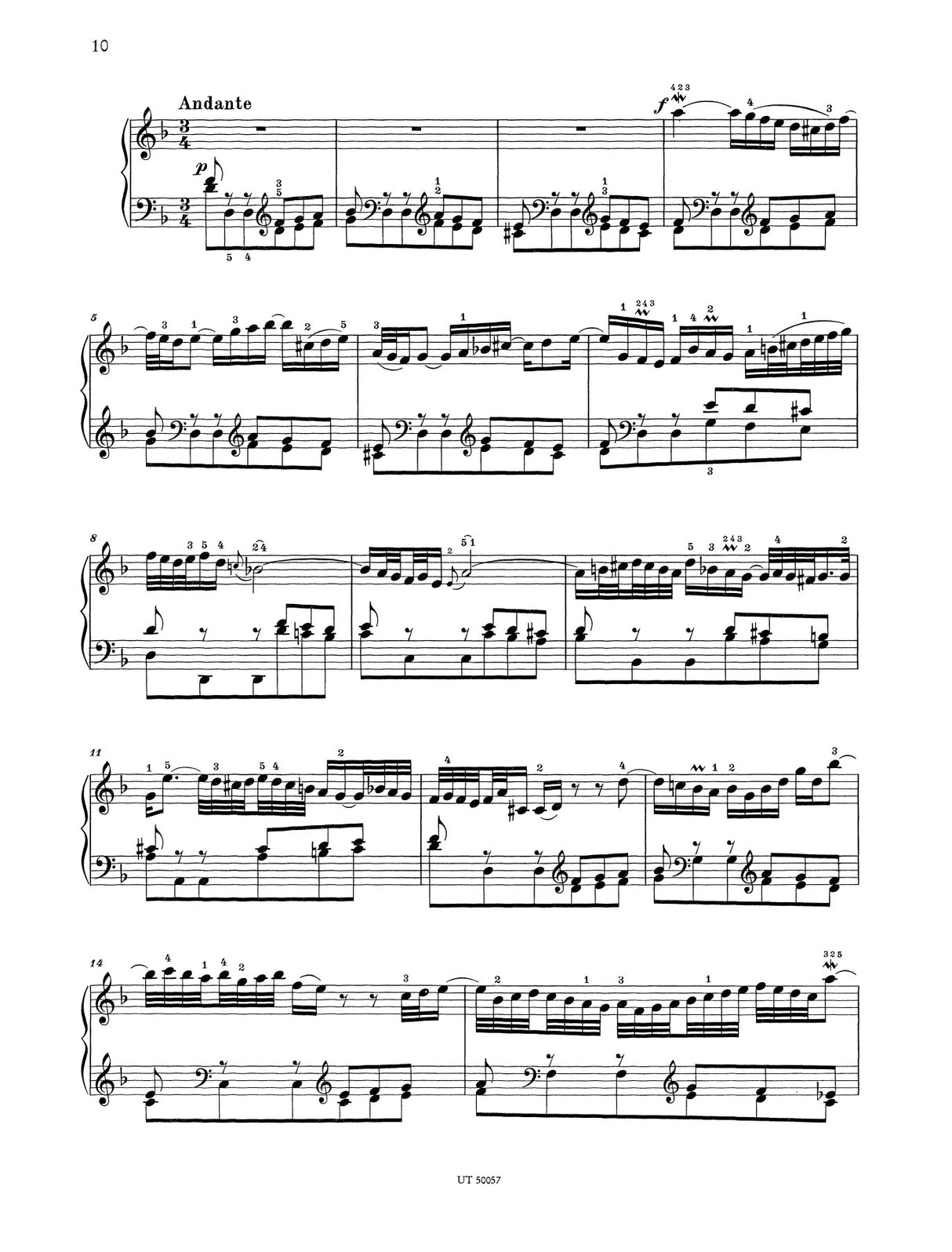 Bach: Italian Concerto, BWV 971