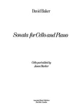 Baker: Cello Sonata