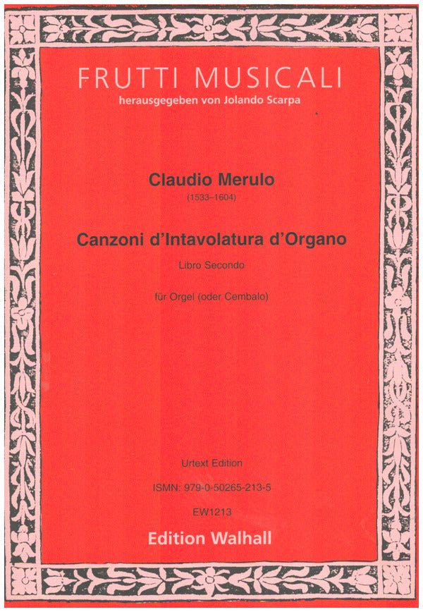 Merulo: Canzoni d'Intavolatura d'Organo - Book 2