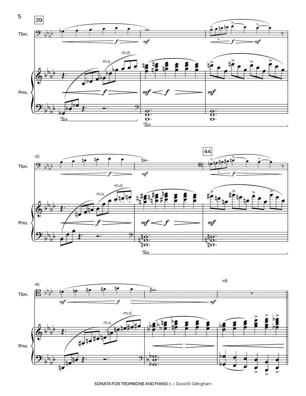 Gillingham: Trombone Sonata