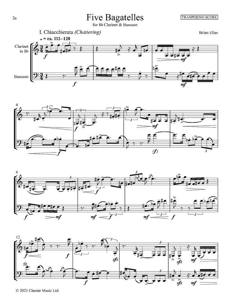 Elias: Five Bagatelles
