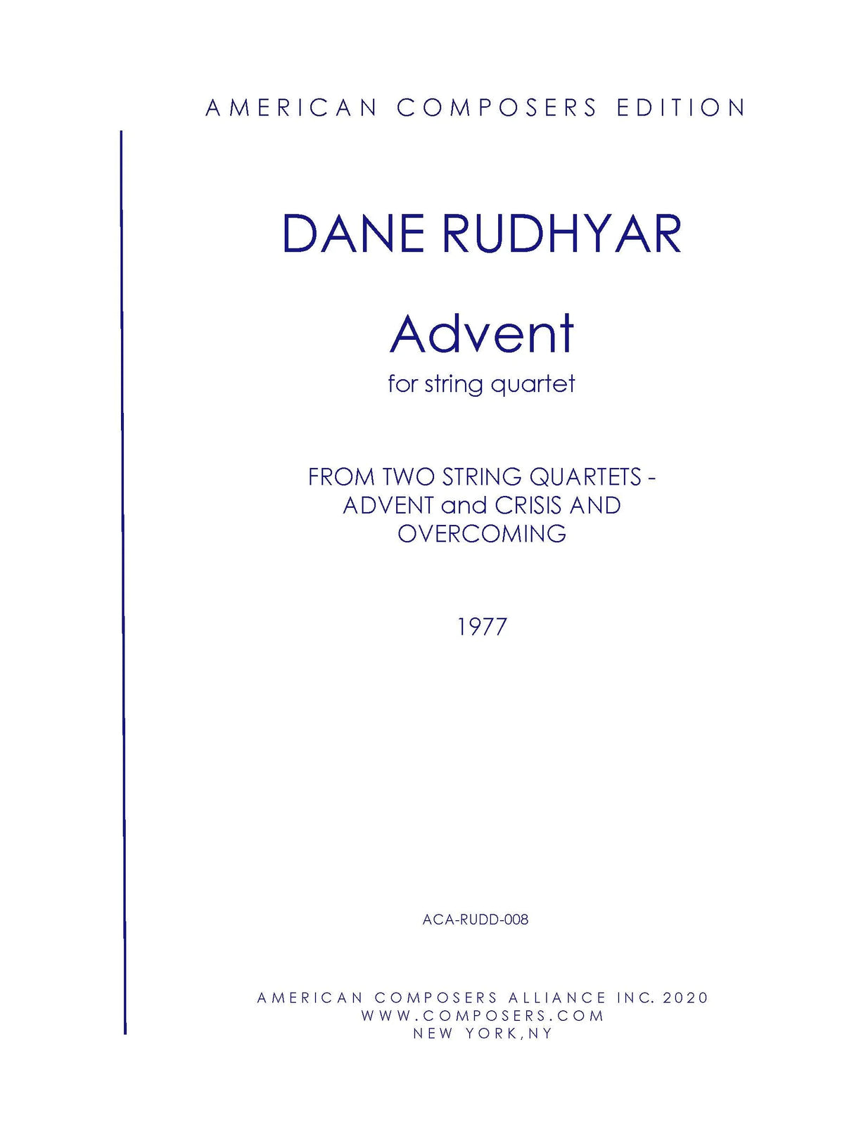 Rudhyar: Advent