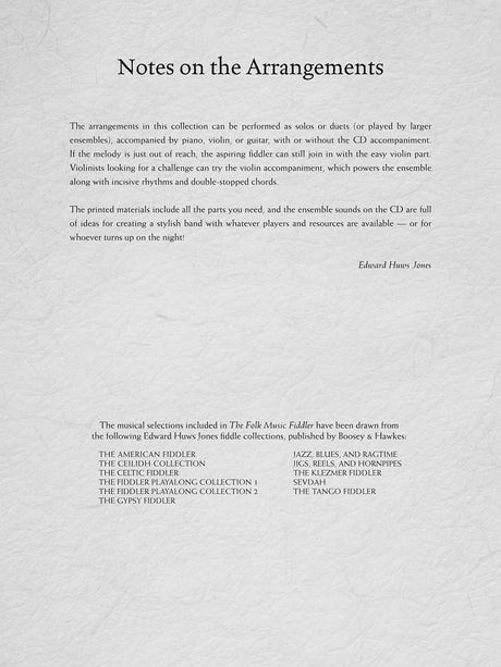 The Folk Music Fiddler