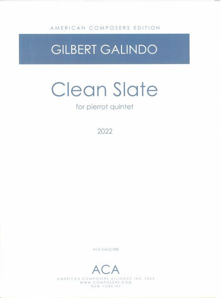 Galindo: Clean Slate