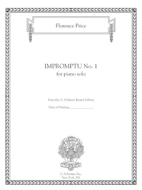Price: Impromptu No. 1