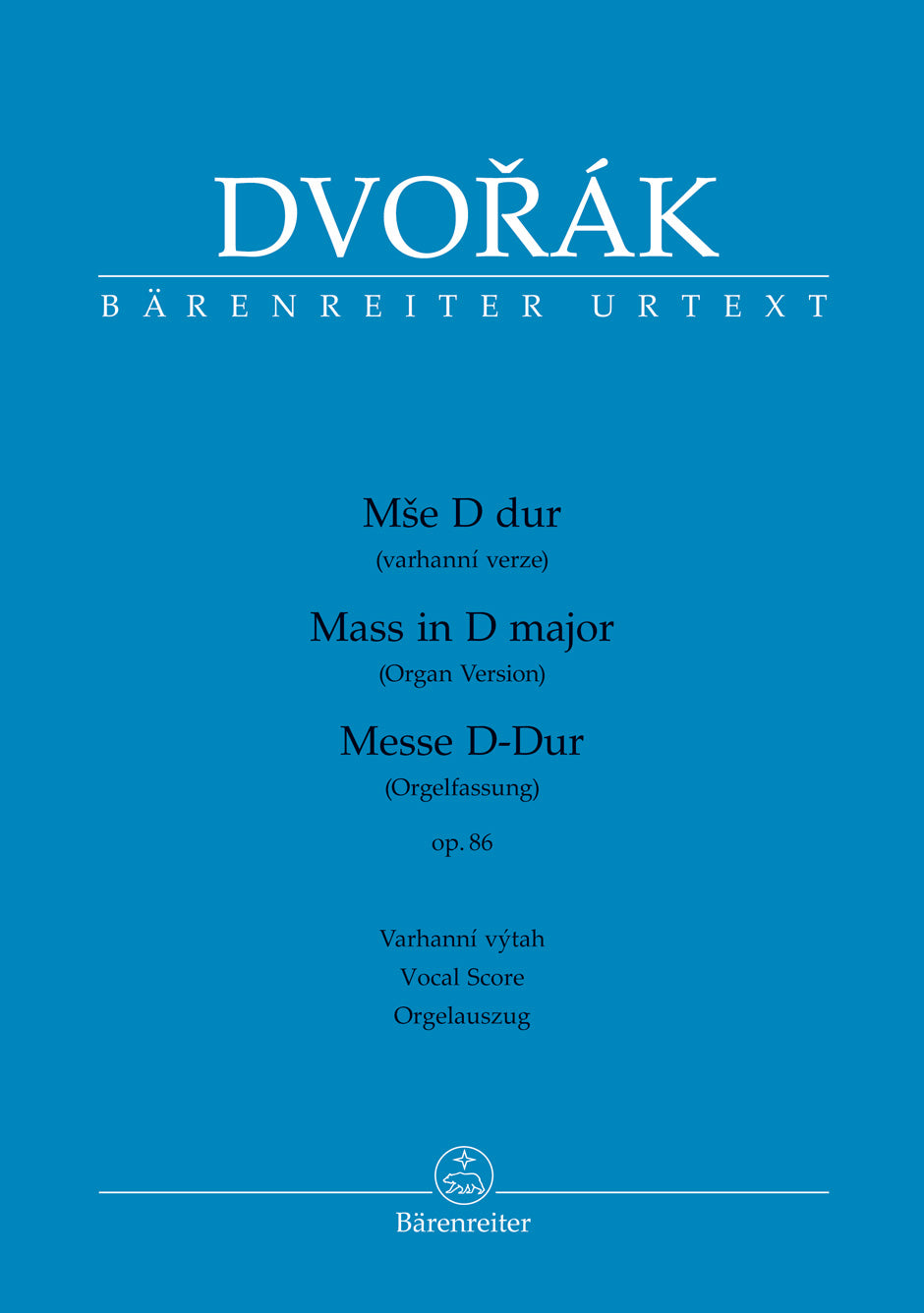 その他 Dvorak:Mass/Merke:Organ Sonata [CD] Dvořák: Mass in D Major, Op. 86 – Ficks Music