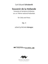Schuberth: Souvenir de la Hollande, Op. 3