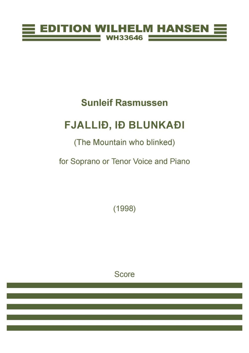 Rasmussen: Fjallið, Ið Blunkaði – Ficks Music