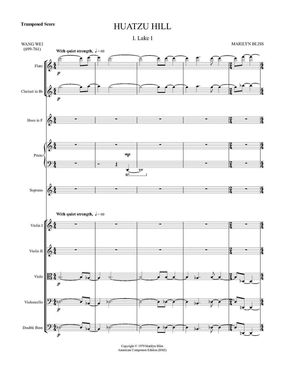 M. Bliss: Huatzu Hill
