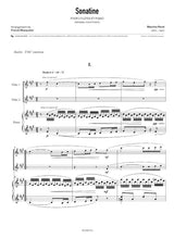 Ravel: Sonatina (arr. for 2 flutes & piano)