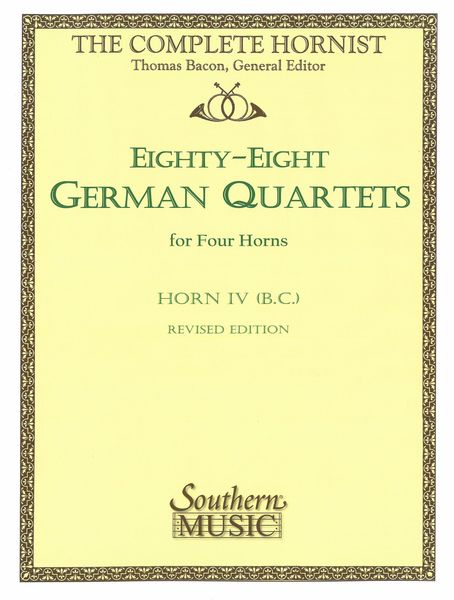 88 German Quartets (arr. for 4 horns)