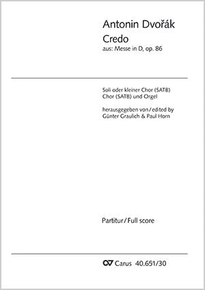 Dvořák: Credo, Op. 86, No. 3