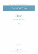 Karchin: Duo for Violin and Cello