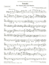 Mendelssohn: Cello Sonata No. 2 in D Major, MWV Q 32, Op. 58