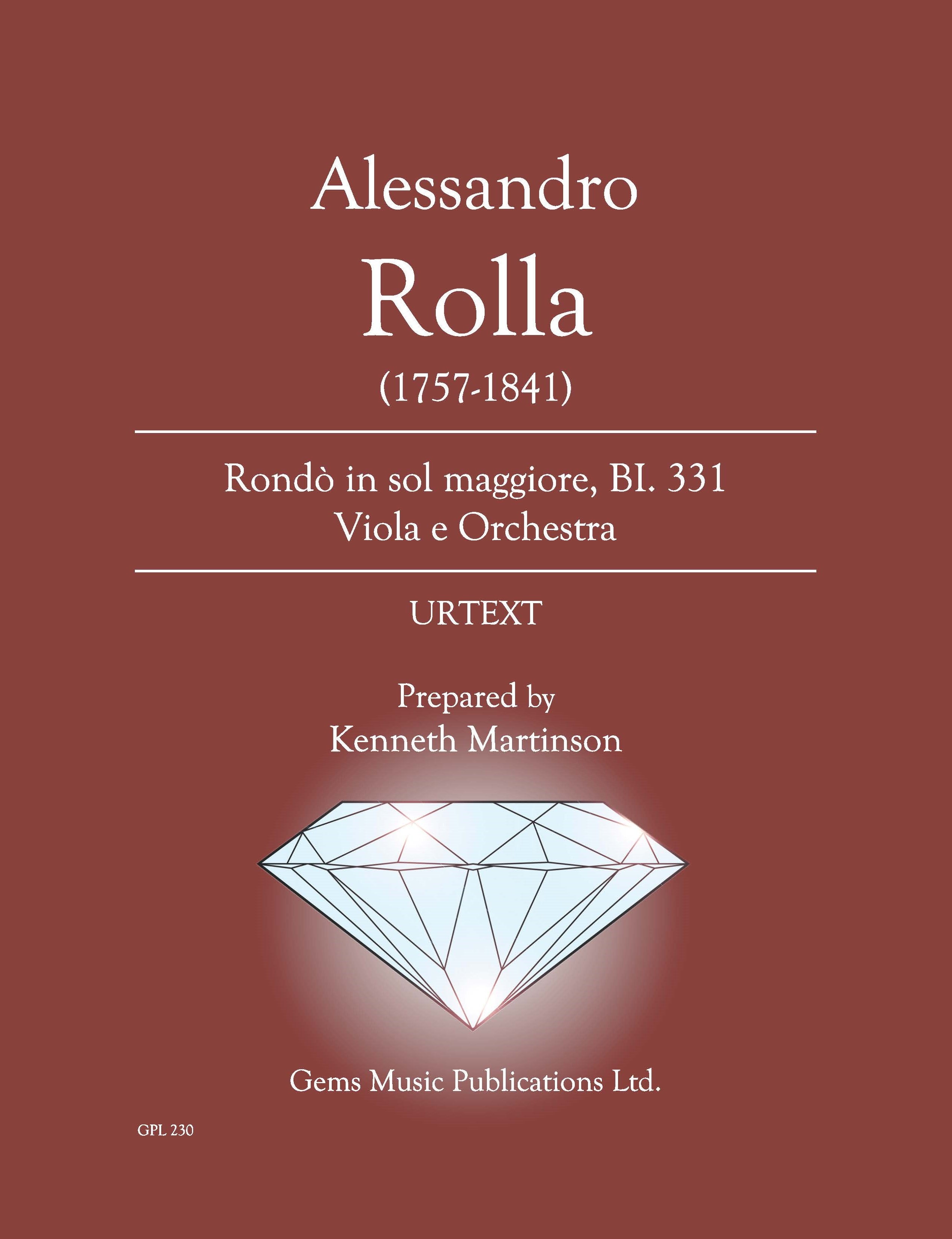 Rolla: Rondò in G Major, BI. 331 – Ficks Music