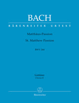 Bach: St. Matthew Passion, BWV 244