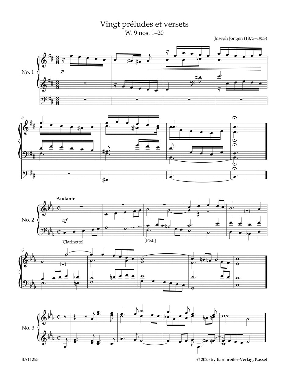 Jongen: Complete Works for Organ and Harmonium - Volume 1