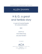 Shawn: H & G, a Great and Terrible Story