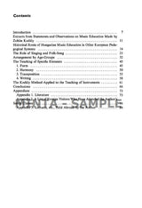 Kodály's Principles in Practice