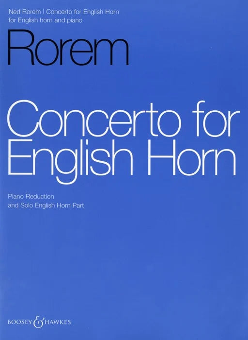 Rorem: English Horn Concerto