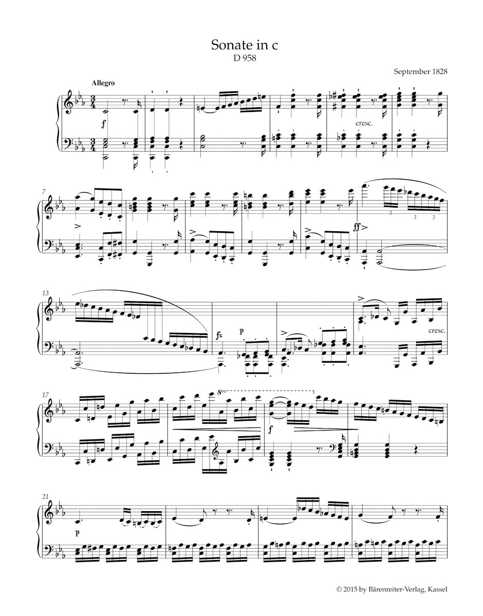 Schubert: Piano Sonatas - Volume 3 – Ficks Music