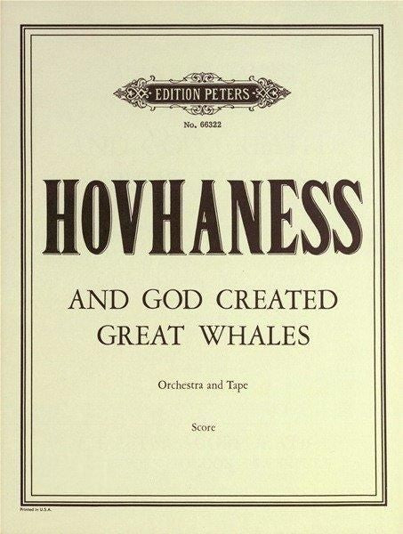 Hovhaness: And God Created Great Whales, Op. 229, No. 1