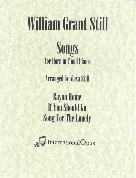 Still: Songs for Horn in F and Piano