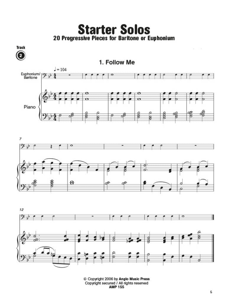 Sparke: Starter Solos for Baritone or Euphonium