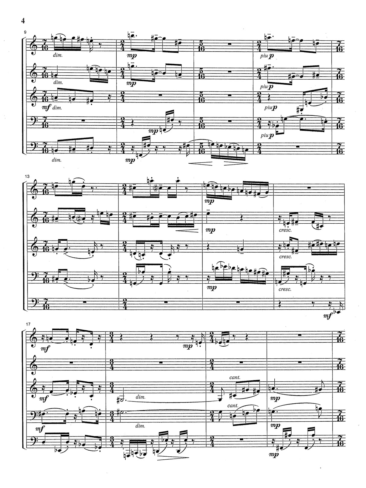 Fennelly: Thingamabob (Version for Brass Quintet)