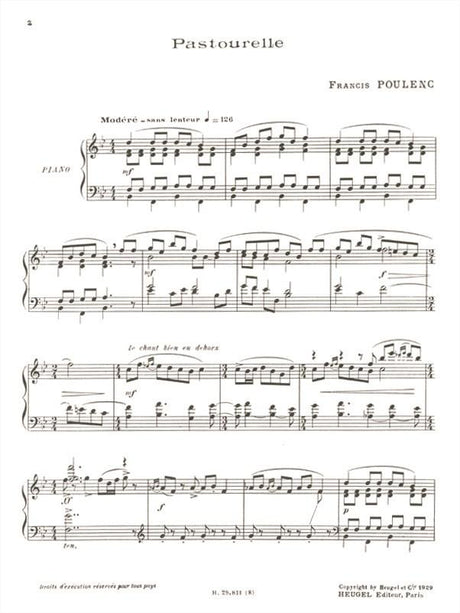 Poulenc: Pastourelle