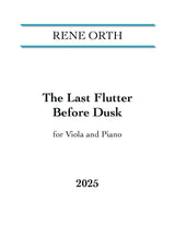 Orth: The Last Flutter Before Dusk