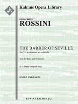 Rossini: La calunnia from The Barber of Seville, Act I