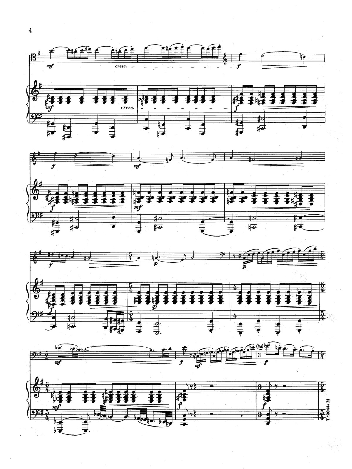 Bartsch: Pièce for Cello and Piano