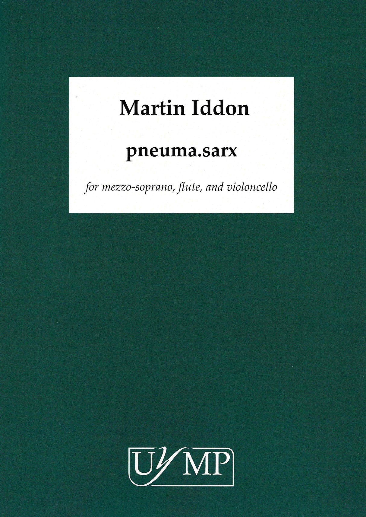Iddon: Pneuma.sarx