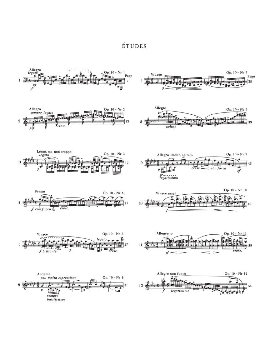 Chopin: Etudes – Ficks Music