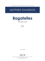 Davidson: Bagatelles for Piano