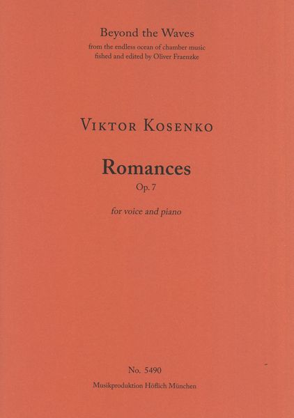 Kosenko: 12 Romances, Op. 7